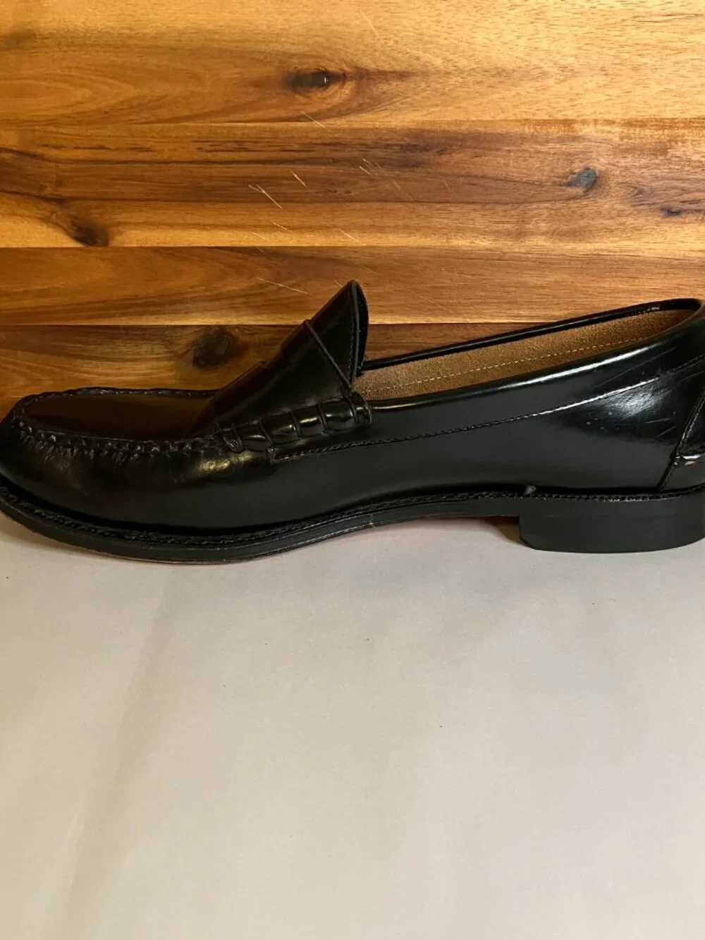 Johnston & Murphy Black Penny Loafers Men's 11 3E Aristocraft 24-9001 Wide Width